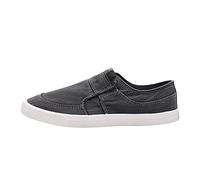 Generisch Men's Canvas Sneaker Espadrilles Moccasins Breathable Flat Slippers Slip on Loafer Soft Comfort Classic Shoes Low Top Canvas Shoes Casual Comfortable Slip On Sailing Shoes, black A, 7 UK