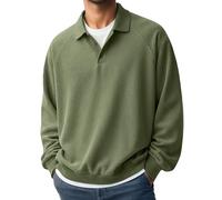 Generisch Men's Classic Long Sleeve Shirt. Elegant, Plain Design for All Occasions. Button Down for Comfort and Style. Ideal for Business or Casual Wear, Gn2, M