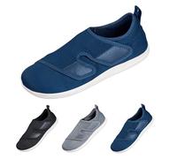 Generisch Men's Diabetic Shoes with Memory Foam, Breathable, Air Cushion, Trainers, Comfortable, Non-Slip, Foot Swelling, Bandage Shoes, Wide Feet, Orthopaedic Shoes, Walking Shoes, a, 12 UK