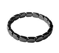 Generisch Men's Hematite Bracelet - Male Decorative Bracelet | Decorative Doll Jewellery for Work Environment Social Events Sports Meditation Daily Use for Collectors Husband