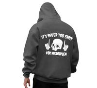 Generisch Men's Hoodie 3D Funny Winter Oversized Y2K Hoodie with Back Print Skull Classic Hoody Pullover Casual Sweatshirt Cuddly Hoodie Warm Long Sleeve Tops, #102, XXL