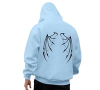 Generisch Men's Hoodie 3D Funny Winter Oversized Y2K Hoodie with Back Print Skull Classic Hoody Pullover Casual Sweatshirt Cuddly Hoodie Warm Long Sleeve Tops, #119, XXL