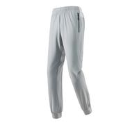Generisch Men's Jogging Bottoms, Thin Casual Trousers, Lightweight Training Trousers, Short Size Sweatpants, Leisure Sports Trousers, Long with Pockets, Cotton Casual Sports Trousers, A-light Grey, M