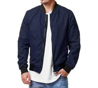 Generisch Men's Lightweight Bomber Jacket, Thin Blouson Jacket, Leisure, Winter, Transition Jacket, Casual, Sporty, Aviator Jacket, Outdoor Sports Jacket, Hiking Jacket, Windproof Autumn Jacket, Pilot