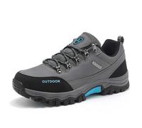 Generisch Men's oversized outdoor hiking boots with sporty design, comfortable fit for daily adventures in the, gray, 9.5 UK