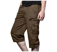 Generisch Men's Plain Corduroy Trousers with Loose Ankle Drawstring, European and Casual, Comfortable, Trendy Trousers, Fabric Trousers, Women, Tight (White, M), yellow, XL