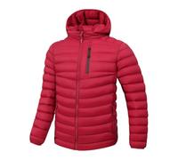 Generisch Men's Quilted Jacket with Hood Transition Jacket Waterproof Puffer Jacket Lightweight Hooded Jacket Winter Jacket with Pockets Down Jacket Warm Snowboard Jacket Ultralight Down Jackets