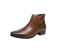 Generisch Men's Shoes, Casual High Top Cotton Shoes, Cotton Shoes for People, Men, Cotton Shoes, Men's Business Shoes, High, brown, 8 UK