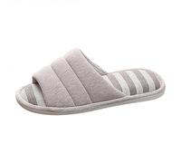 Generisch Men's Shoes Sporty Winter Four Seasons Cute Slippers for Non-Slip Fpir Season Fabric Cotton Colourful Slippers Elegant Shoes Men 15, silver, 10 UK