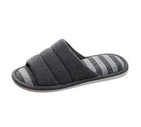 Generisch Men's Shoes Sporty Winter Four Seasons Cute Slippers for Non-Slip Fpir Season Fabric Cotton Colourful Slippers Elegant Shoes Men 15, darkgray, 9 UK