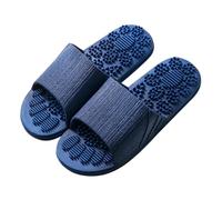 generisch Men's Shoes Without Laces Black Men's Massage Slippers Home Outdoor Non-Slip Breathable Foot Acupuncture Point Foot Massage Sandals Male Jumper Men's Shoes, darkblue, 9 UK