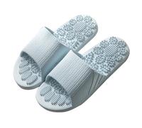 generisch Men's Shoes Without Laces Black Men's Massage Slippers Home Outdoor Non-Slip Breathable Foot Acupuncture Point Foot Massage Sandals Male Jumper Men's Shoes, blue, 8 UK
