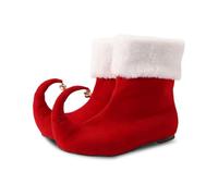 Generisch Mens Stylish Fleece Lined Winter Boots - Elegant Mid-Rise Shoes Comfortable Warm In Cold Weather, red, 12.5 UK