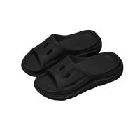 Generisch Mens Thick Sole Summer Outdoor Soft Sole Slip On Fashion Slippers, black, 10 UK