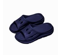 Generisch Mens Thick Sole Summer Outdoor Soft Sole Slip On Fashion Slippers, blue, 9 UK