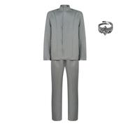 Generisch Mens Villain Costume Allian Costume Halloween Evil Dr Mardi Gras 60s Villain Outfit for Adults 2XL