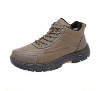 Generisch Men's Warm Winter Shoes, Outdoor Hiking Shoes with Plush Lining, Trainers, Durable and Abrasion-Resistant, Slip-On Boots, Ergonomics-Oriented, Walking Shoes, Winter, Comfortable Snow Boots