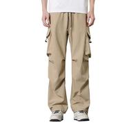 Generisch Men's Waterproof Cargo Trousers, Quick-Drying Outdoor Trousers, Hiking Trousers, Breathable Wind Protection, Functional Trousers, Long Cycling Trousers, Lightweight, Y2K Sweatpants, Elastic