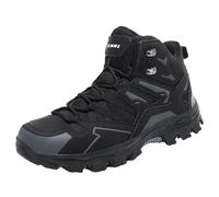 Generisch Men's Winter Hiking Boots High Top Outdoor Trekking Trainers for Climbing Walks, black, 10 UK