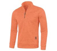 Generisch Men's Winter Jackets with Collar Zip Sleeve Thin Velvet Top Pullover Casual Loose Business Outdoors Trade Jacket Bomber Jacket Men Summer, orange, S