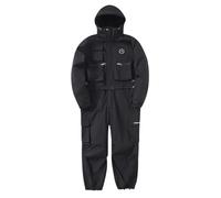 Generisch Mens Womens Oversized Snow Season One Piece Ski Suit Waterproof Insulated Mono Ski Suit, black, M