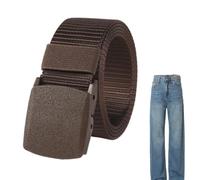 Generisch Men's Woven Belt, Sweatproof, Breathable Waist Band | 124 cm casual sports web belt suitable for commuting, hiking, fishing, cycling - for adults, teenagers, friends,