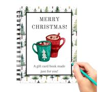 Generisch Merry Festival Card Book | Christmas Cards and Books Storage as a Keepsake | Festive Winter Holiday Party Equipment for Friends, Colleagues, Teachers and Students - For Colleagues Teaching