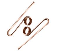 Generisch Metal Book Marks - 2 Pieces Vintage Style, Decorative Reading Accessory, Gold Ring Bookmarks, Crafting Beading Painting Set | Book Openers for Lovers Authors Readers Teenagers Men Women