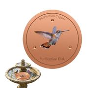 Generisch Metal Disc for the Bird Bath - Cleaning Plate - Bird Bath Disc with Three-Point Support - For Use in Outdoors, Garden, Patio, Lawn, Yard, Farm and Fountains