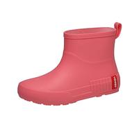 Generisch Mid Barrel Rain Boots Student Plus Velvet Warm Waterproof Non-Slip Women's Rubber Shoes, a, 5 UK