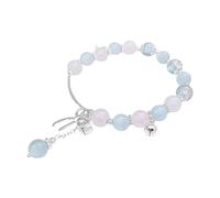 Generisch Military Watch All Matching Temperament Beaded Bracelet Simple High Sense Bow Bracelet Women's Hand Jewellery Bracelet Maritime, one size, Aluminium alloy, No Gemstone