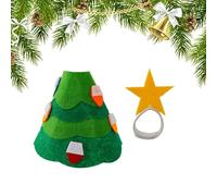 Generisch Mini Animal Outfit - 18 cm Christmas Table Decoration Animal Costume | Velvet Mini Outfit Clothing Lightweight Display for Teachers Students and Employees Teachers Students Offices