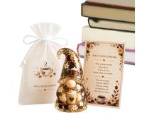 Generisch Mini Gnome Figurine Funny Motivational Statue with Card