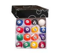 Generisch Mini Pool Balls - Billiard Ball Set | 16 Pieces Mini Games Toys Learning Fun for Table Gym Kids Girls Kids Kids Comfort