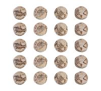 Generisch Miniature Bonsai Figures, Pack of 20 Herringbone Planter Decoration, Miniature Landscape Decoration, for Gardeners, Home, Home, Bookcase, Dressing Table, Patio, Balcony, Yard, Garden