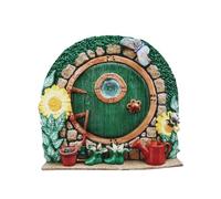 Generisch Miniature Door, Fairy Door, Mini Fairy Door, Garden Fairy Door, Wooden Fairy Garden Art Doors for Tree Fairy Home Garden Yard Decoration