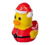 Generisch Miniature Ducks Christmas, 3 cm, Small Resin Figures, Animals for Desk and Collection, Decorative Ducks for Festives, Cakes, Garden & Gift Ideas