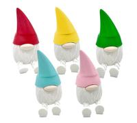Generisch Miniature Garden Gnomes - 3D Printed Mini Garden Gnomes | Decorative Figure Decoration for Car Decoration Bedside Table Gift Idea Christmas Halloween