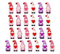 Generisch Miniature Valentine Gnomes - 50 Pieces Small Figure Table Decoration Set, Holiday Party Decorations for Kitchen Sims, Counter House, Bedroom, Festive Decorative, Seasonal