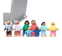 Generisch Minuscole Figure - Legno Per Casa Delle Bambole, Personaggi Per Casa Delle Bambole | Per Bambini Asilo Compleanno Natale Scuola