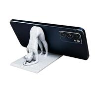Generisch Mobile Phone Holder Desk - Funny Non-Slip 3D Print | Yoga Statue Mobile Phone Holder for Home Office Dorm Living Room Bedroom Daily Bedside Travel