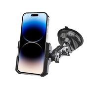 Generisch Mobile Phone Holder in Car Suction Cup Navigation Holder 360 Degree Rotation Windscreen Mobile Phone Holder for GPS Navigation Music Control Video Streaming