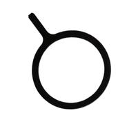 Generisch Mobile Phone Magnetic Ring Magnetic Plate - Elegant Sleek Magnetic Film for Wireless Charging, Sturdy, From Home, Car, Desk On the Go | Multipurpose Outdoor Indoor Utility Premium