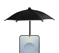 Generisch Mobile phone parasol for sunny and on the go outdoors - strong suction cup, anti-glare protection, foldable - sun protection mobile phone umbrella | suitable for outdoor activities, travel