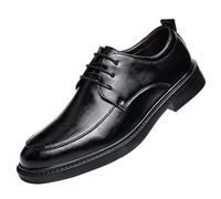 Generisch Moccasin Men's Suit Shoes Pointed Toe Elegant Trendy Oxford Derby Shoes Plain Slip On Soft Sole Comfortable Business Shoes Outdoor Business Formal Patent Shoes 37-47 EU, black, 8 UK