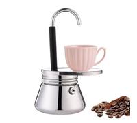 Generisch Mocha Pot Portable Stainless Steel Brewing Kettle for Travel