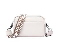 Generisch Modern Shoulder Bag Genuine Cowhide Leather with Slim Design Practical Format for Everyday Style, White, One Size