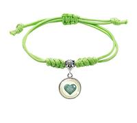 Generisch MOM Love Hand Rope Length Two Way Adjustable Bracelet with Crystal Pendant Mother's Day Gift Bracelets Couple Vibration, one size, Alloy Steel, No Gemstone