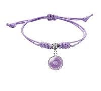 Generisch MOM Love Hand Rope Length Two Way Adjustable Bracelet with Crystal Pendant Mother's Day Gift Bracelets Couple Vibration, one size, Alloy Steel, No Gemstone
