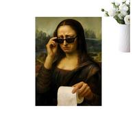 Generisch Mona Lisa Bathroom Art 30 x 40 cm Canvas Picture Poster